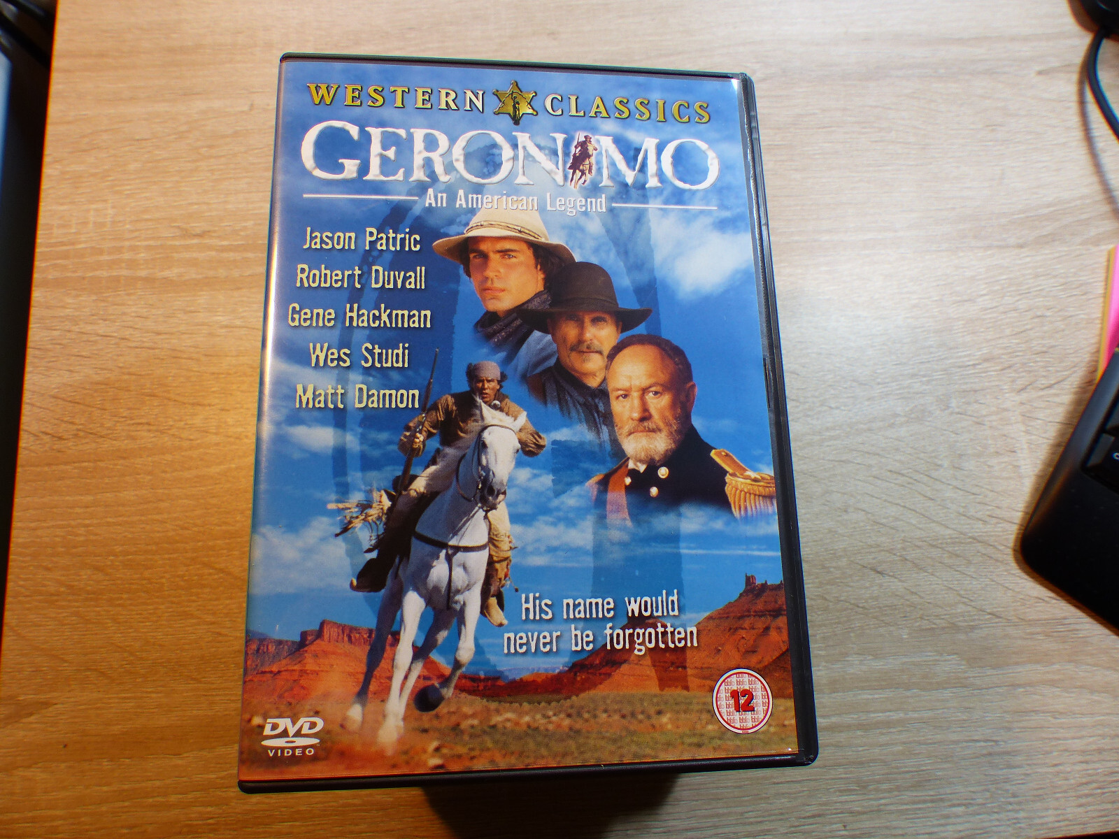 Geronimo - An American legend. DVD Region 2 - UNPLAYED