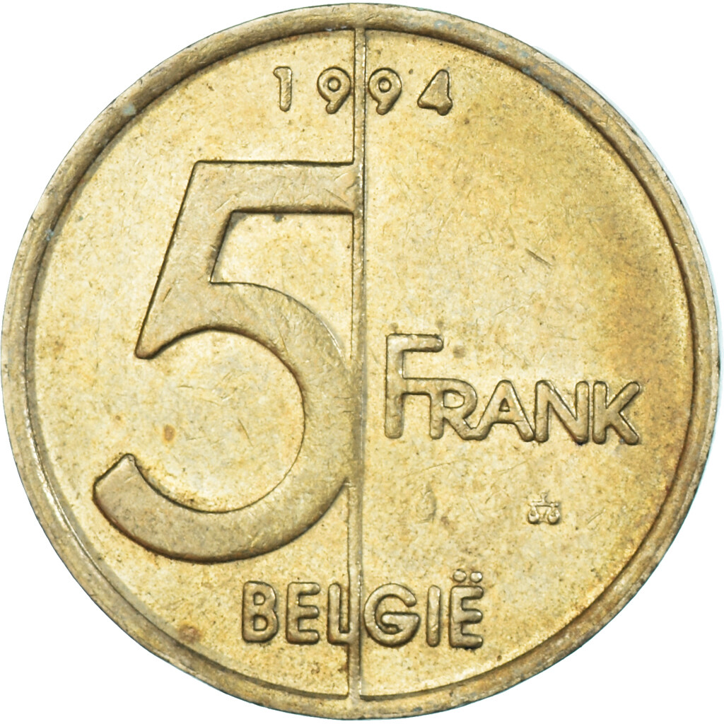 [#1329965] Coin, Belgium, 5 Francs, 5 Frank, 1994 | eBay