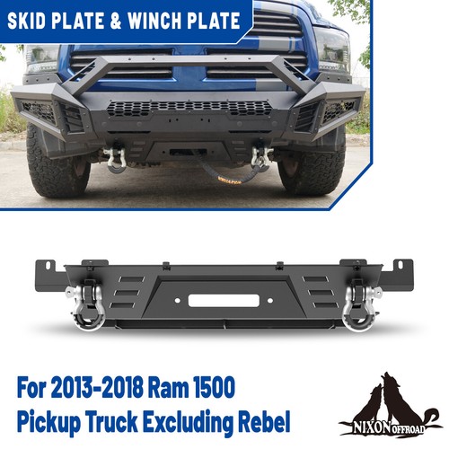 Skid Plate+Winch Plate For 20132018 Dodge Ram 1500 Pickup Truck/1923