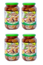 Makdous nadziewany bakłażan niemowlęcy w oleju 4 szklane słoiki n.w 35 uncji/1kg każdy