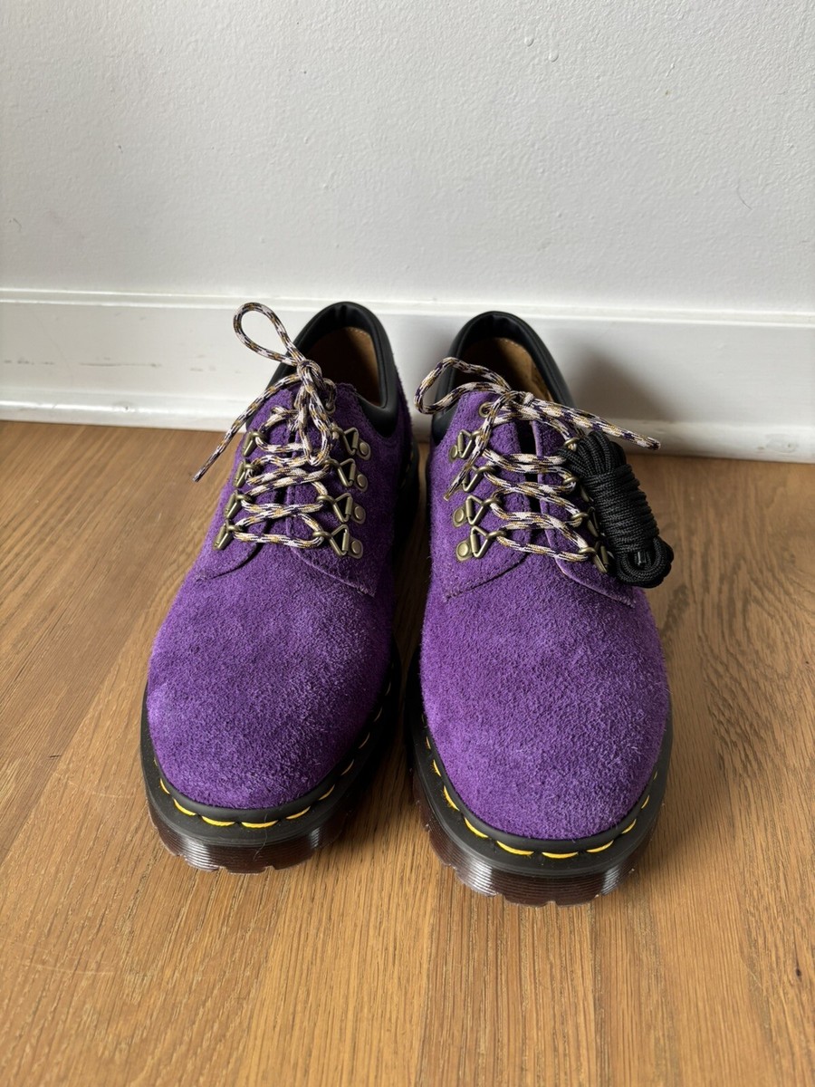 Dr. Martens 8053 Men's Limited Ed Suede Shoes Purple Rich