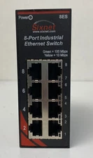 RED LION CONTROLS SIXNET SL-8ES-1 UNMANAGED 8 PORT INDUSTRIAL ETHERNET SWITCH