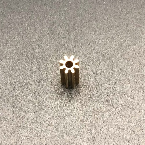 10 Stck. 0,5M 8T2A Messing Spindelgetriebe Stirnbohrung 2 mm 1,98 mm 2A 8 Zähne Länge 10 mm - Bild 5 von 14