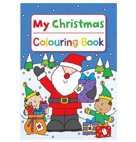 KIDS CHRISTMAS ACTIVITY COLOURING BOOK - FUNNY FACES - BOOKS FOR GIRLS BOYS - Picture 4 of 16