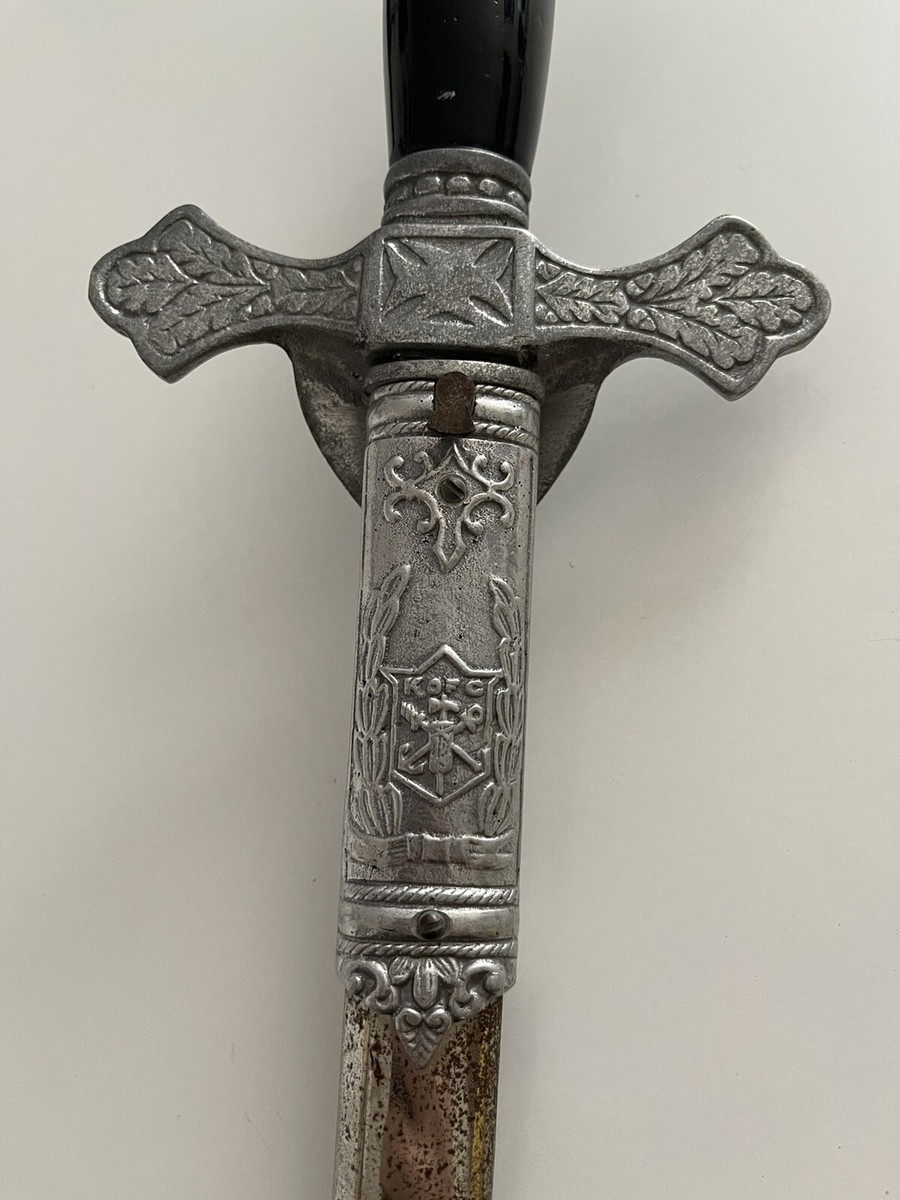Old Knights of Columbus Fraternal Sword Vintage Eagle Marked K of