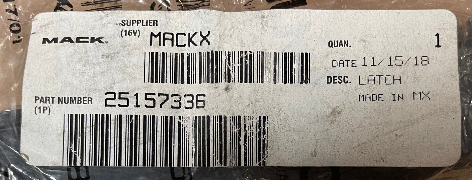 MACK Latch 25157336 | eBay