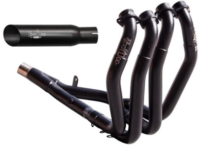 VooDoo 4 Into 1 Race Exhaust Suzuki Hayabusa 1999-2020 Black W/ Black Muffler
