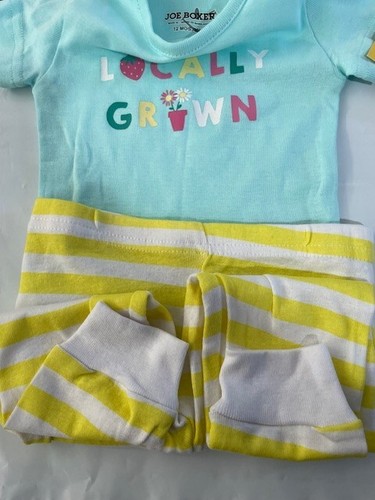Joe Boxer Girls Size 12 Mos infant Girl Snug Fitting 2-Piece Pajama Set/New/ - Picture 6 of 7