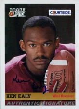 Ken Ealy Central Michigan Chippewas Signed 1992 Courtside Draft Pix Card #68