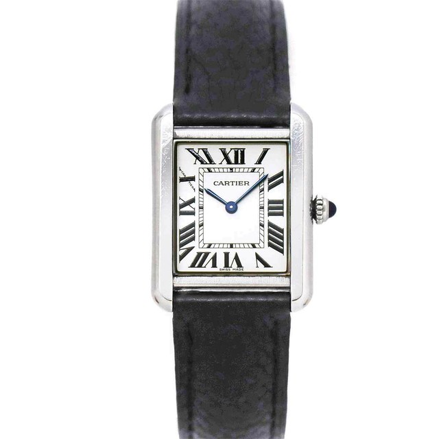 Cartier Tank Silver Women's Watch - WSTA0030 for sale online | eBay