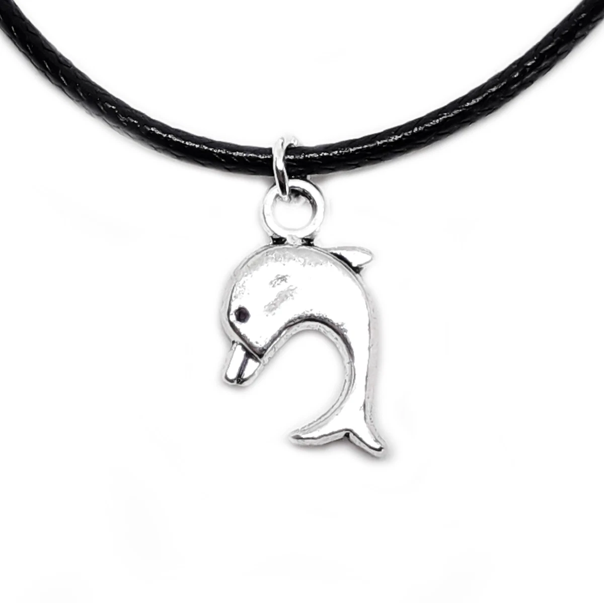 Delfino 925 Pendente Argento Sterling Carino Ciondolo Mare