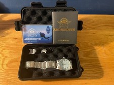 Orologio vestito Addiesdive All SS 36 mm VH31 Deep Sea Hunter bambino quadrante blu texture