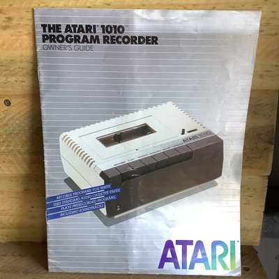 ATARI 1010 PROGRAM RECORDER OWNER'S GUIDE USER MANUAL