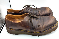 Dr. Martens 1561 Vintage 90's Mens Oxford Brown Leather MIE England 11 UK 12 US