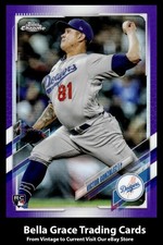 2021 Topps Chrome Update Victor Gonzalez #USC14 Dodgers Purple Refractor