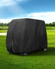 Golf Cart Cover Zipper 4 Passenger Waterproof Outdoor Fit for Club Car Precedent