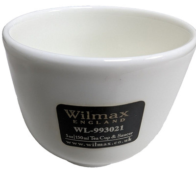 Wilmax England Porcelain 5oz teacup white WL-993021 FREE SHIPPING