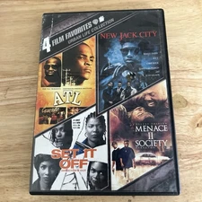 URBAN LIFE Collection ATL & SET IT OFF & NEW JACK CITY & MENACE II Society (DVD)