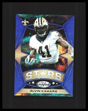 2021 Alvin Kamara Panini Certified Stars Mirror Blue /75 #CS-4 Saints