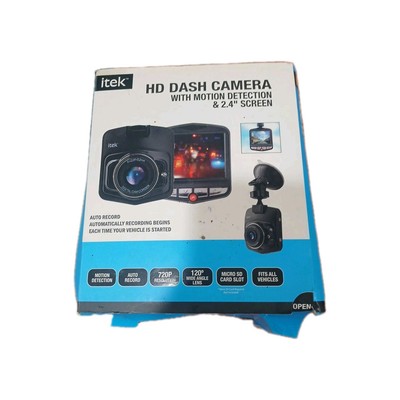2.4 Full HD 720P Dash Cam Car Front 120Deg Camera with Motion Detection Read.
