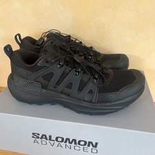Salomon Advanced Genesis Triple Black Men?s USA 9 UK 8.5 Unisex Trail Shoe