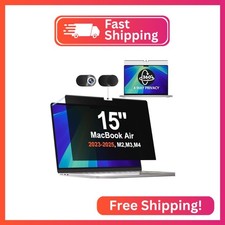 Mamol Magnetic 360  Privacy Screen for Macbook Air 15 Inch 2023-2026, M2, M3, M