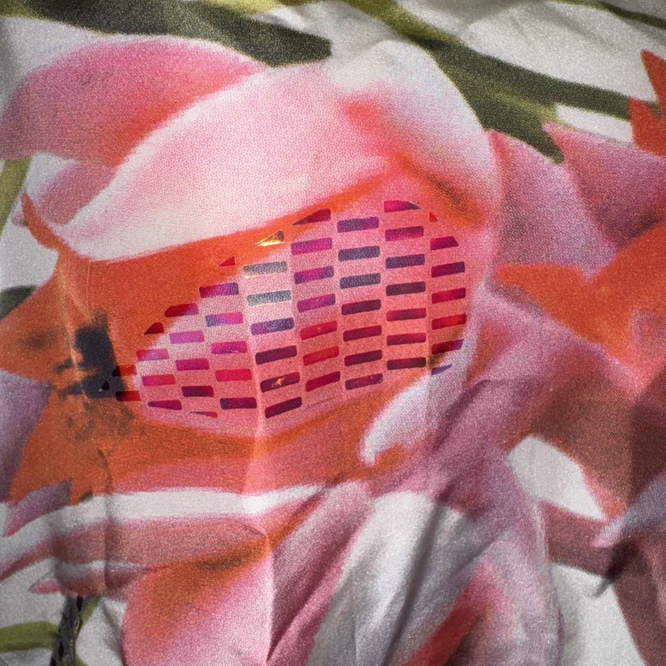 Vestido Rozae Nichols Floral Caftán Manga Corta Talla Grande Lentejuelas, Cuero  Foto 4 de 4