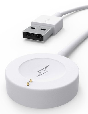 Charger for Fossil Gen 6/Gen 5/Gen 5E/Gen 4 Smartwatch Charging White