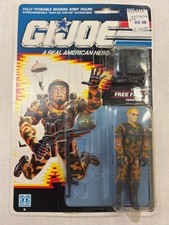 1990 Hasbro GI Joe Series 9 Freefall Free Fall Paratrooper 22 Back MOC Sealed
