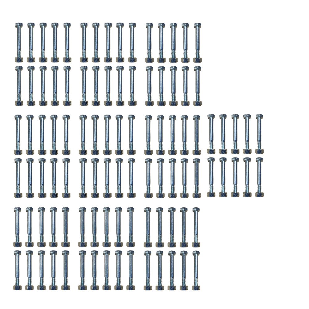 Qty 100: Shear Pin with Nut Fits Homelite Replaces 342449