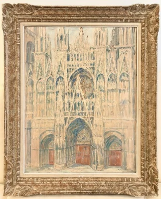 Peinture de Maurice LEAN (XXème) - La Cathédrale de Rouen - Photo 1/4