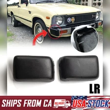 Front Bumper Corner Cover Pair Black For Toyota Hilux Pickup Ute RN30 RN40 LN40