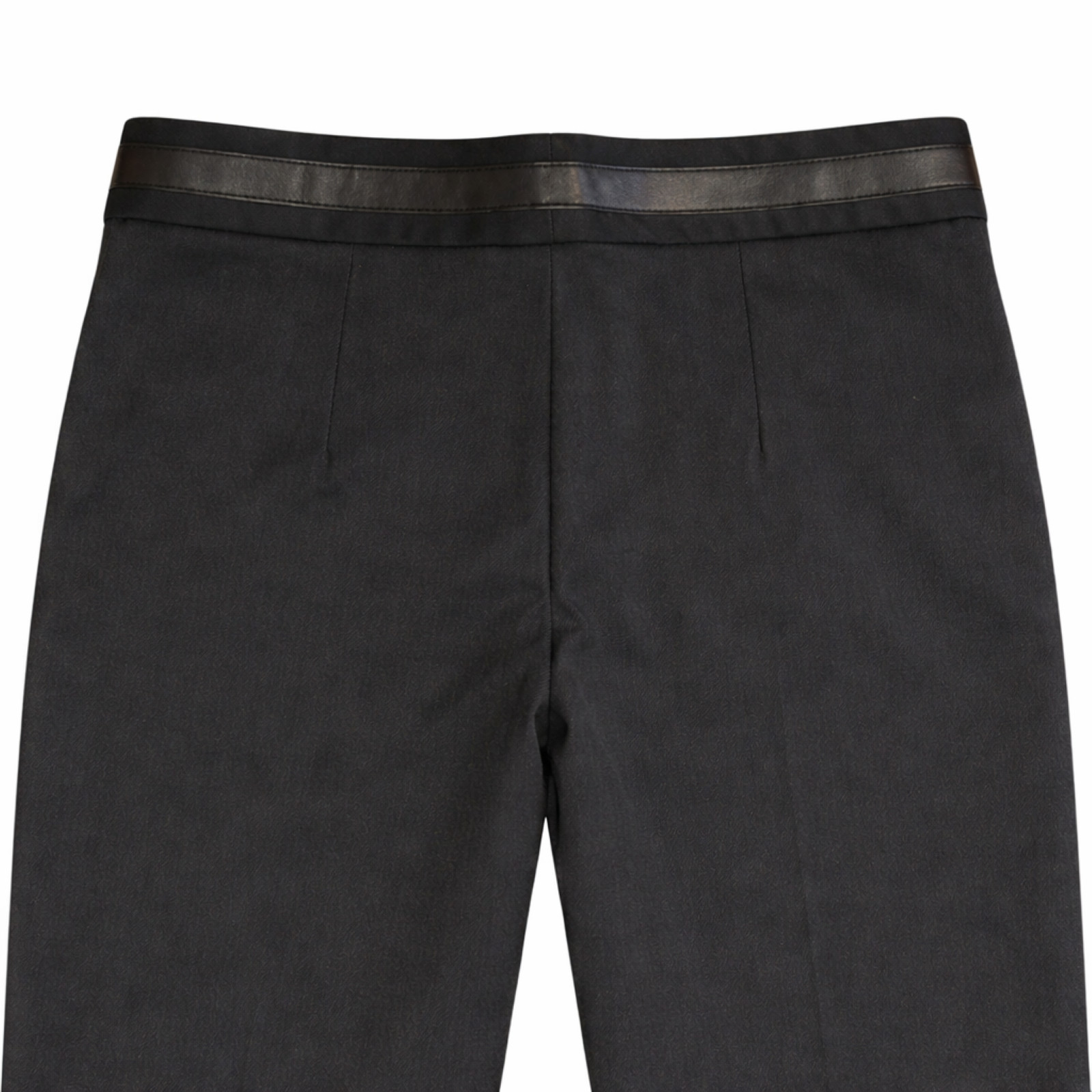 NWT GUCCI 2-US 38-IT Black Nylon Cotton Skinny Leather Belt & Trim Slim Pants thumbnail 10