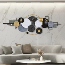 59" Extra Large Wall Art Decor Geometric Metal Wall Hanging Sculpture Home Decor