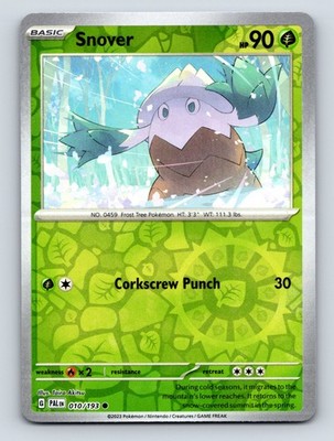no.0031 Green Heartのサボテンと銀のナマケモノ Basic Snover HP 90 Corkscrew Punch 30 Frost Tree Pokémon Green
