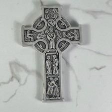 Facsimiles Ltd Celtic Cross Wall Hanging Religious Raised Relief Made in USA