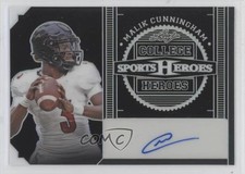 2024 Leaf Metal Sports Heroes Black Shimmer 37/49 Malik Cunningham Auto uk2