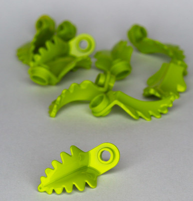 10x LEGO  Pflanze Farn Gras Blatt - limette grün (2682) (Lime) NEU