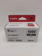Canon PFI-1000GY Gray LUCIA PRO ink for imagePROGRAF PRO-1000