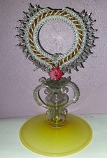 RARE PIECE EN VERRE DE MURANO RELIQUAIRE MONSTRANCE ?