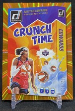 2025 Donruss WNBA Crunch Time Orange Laser Aaliyah Edwards #4 /399