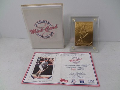 Highland Mint Bronze 1993 Topps #24T Mike Piazza Card #381/2500 Dodgers