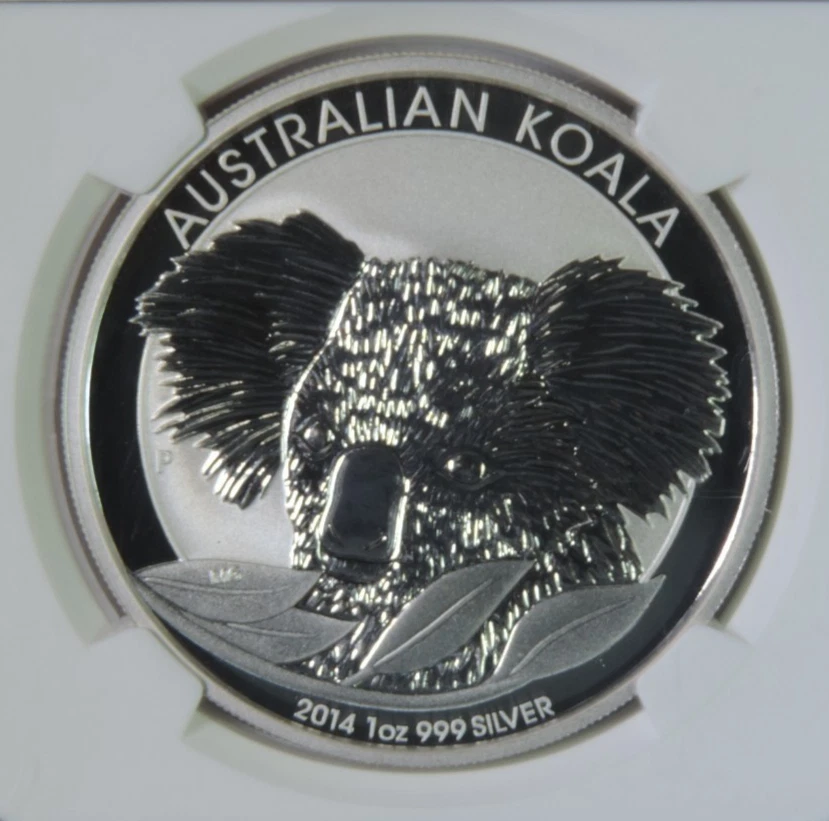 2014 P Australia Koala 1oz .999 Silver $1 Coin Early Releases NGC MS70 - Image 3 of 4