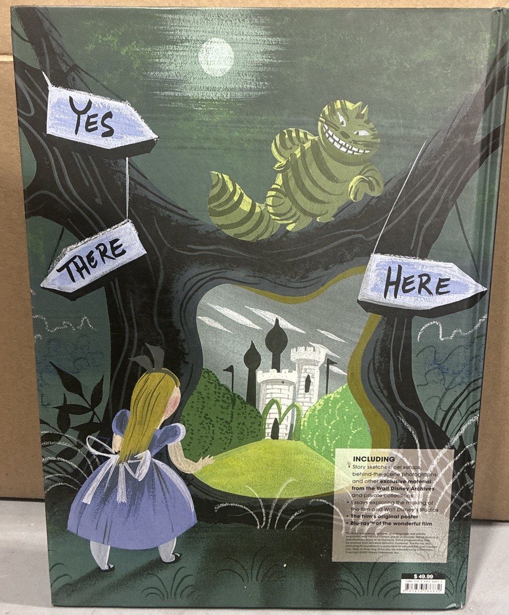 WALT DISNEY'S ALICE IN WONDERLAND BOOK BLU-RAY ORIGINAL MOVIE