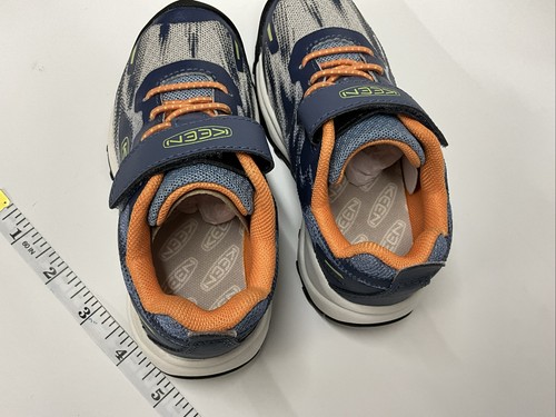 Keen Wanduro Speed Vintage Índigo/Mandarina Niños EE. UU. Talla 8 - Imagen 10 de 11