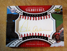 DICK RICHIE ALLEN HOF 2025 UD SWEET SPOT SIGNED 