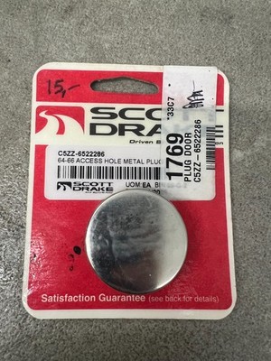 NEU Scott Drake Stopfen Tür Ford Mustang 64-66 C5ZZ-6522286