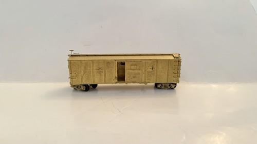Coche de caja Pecos River Brass HO #2102 Santa Fe BX-6 con sistema de frenos AB | Zustand: Used