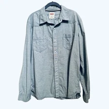 Levi’s Levi Strauss And Co. Modern Cotton Denim Button Down Shirt Long Sleeve XL