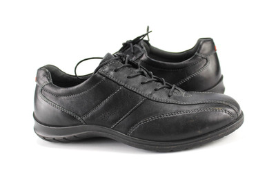 Ecco Biom Gr.37 Damen Komfort Halbschuhe Sneaker Slipper Schwarz  WIE NEU P 180